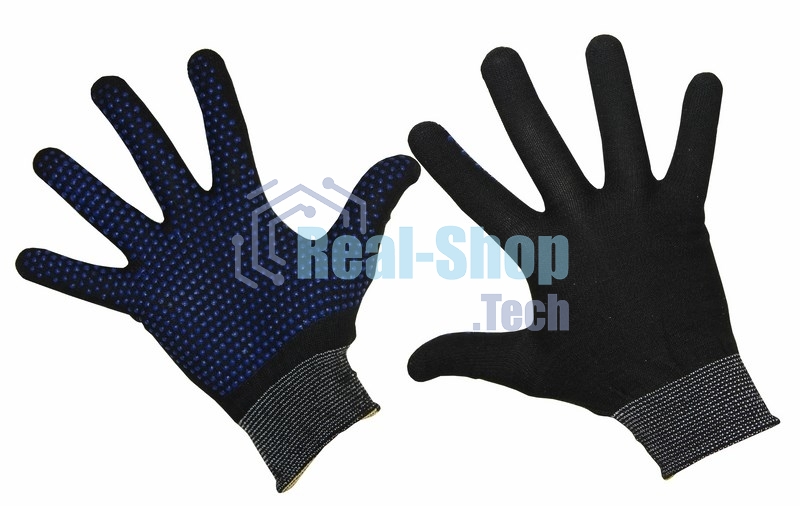 Перчатки нейлоновые с частичным покрытием ладони и пальцев 