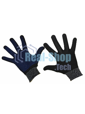 Перчатки нейлоновые с частичным покрытием ладони и пальцев 