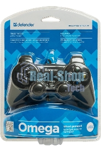 Геймпад Defender Omega USB, Проводной геймпад, 12 кнопок, 2 стика