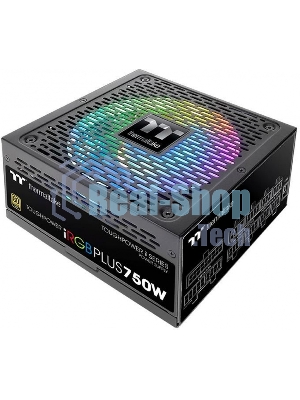 Блок питания Thermaltake Toughpower iRGb PLUS 750W RTL (PS-TPI-0750F3FDGE-1), 750Вт, 80 PLUS Gold, 140мм, модульный, черный