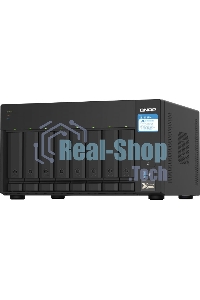 Сетевое хранилище без дисков SMB QNAP TS-832PX-4G 8-Bay NAS, AL324 64-bit quad-core 1.7GHz, 4Gb DDR4 SO-DIMM RAM (up to 1x16 Gb), 8 x 3.5