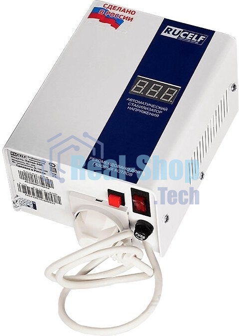 Стабилизатор напряжения Rucelf Котел-400 0.4кВА однофазный белый