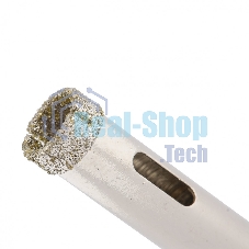 Сверло алмазное Matrix по керамограниту, 10 х 67 мм, 3-гранный хвостовик 2 шт.