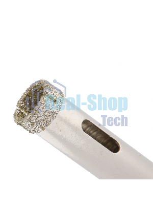 Сверло алмазное Matrix по керамограниту, 10 х 67 мм, 3-гранный хвостовик 2 шт.