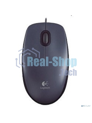 Мышь проводная Logitech M90 черный/серый, 1000 dpi, USB, кнопки - 3