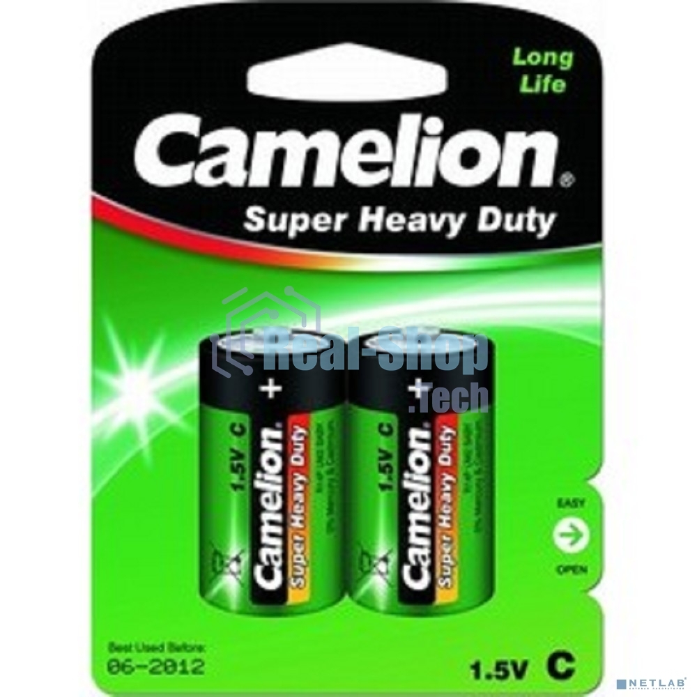 Батарейка Camelion R14 BL-2 1.5В