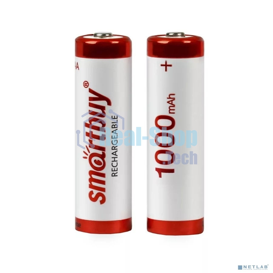 Аккумулятор Smartbuy AA/2BL 1000 mAh (24/240) (SBBR-2A02BL1000) (2шт. в уп-ке)
