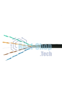 Кабель Cablexpert UPC-5051E-4-CU-OUT, UTP outdoor 4x2x0.51, медный, кат.5e, однож., 305м, box, черный