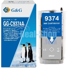 Картридж струйный G&G GG-C9374A серый (130мл) для HP Designjet T610/T770/T790eprinter/T1300eprinter/T1100