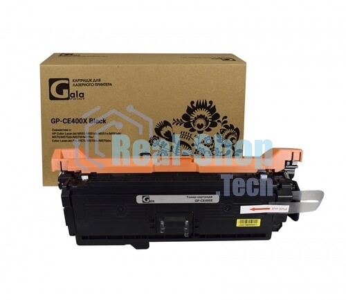 Картридж лазерный GalaPrint GP-CE400X черный (11000 стр) для HP Color LaserJet Enterprise M551dn/M551n/M551xh