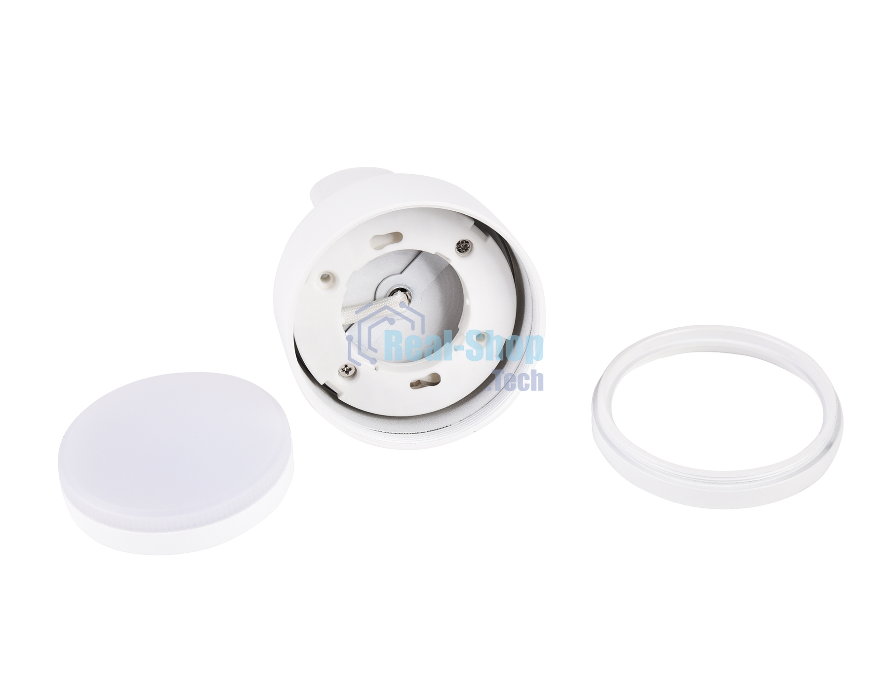 Трековый однофазный светильник Ambrella light GL5356 WH белый GX53 max 12W