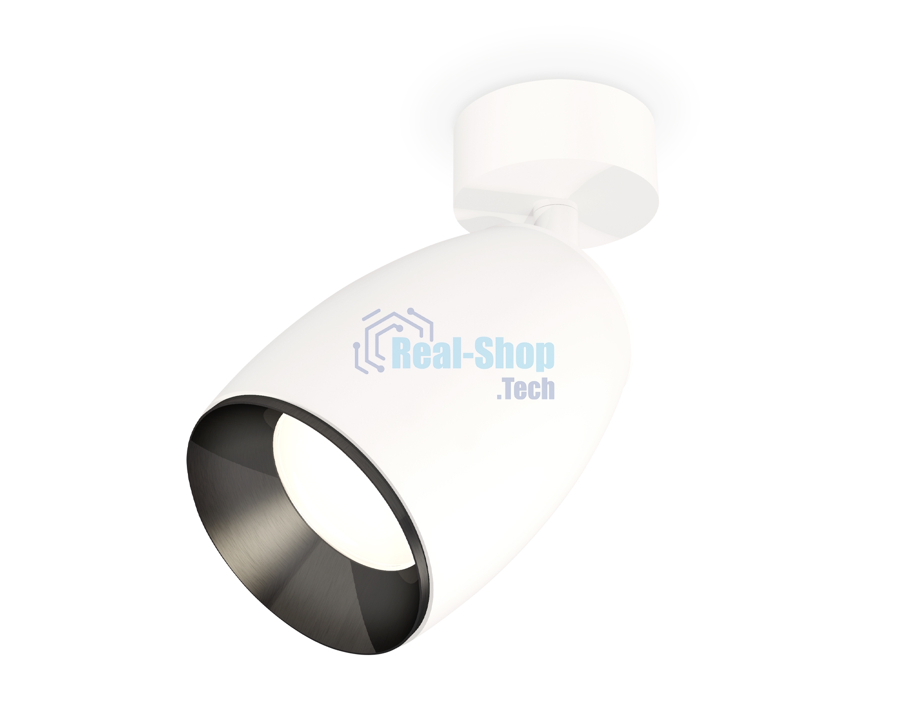 Комплект поворотного светильника Ambrella light XM1122001 SWH/PBK белый песок/черный полированный MR16 GU5.3 (A2202, C1122, N7031)