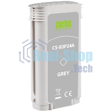 Картридж струйный Cactus CS-B3P24A №727 серый (130 мл) для HP DJ T920/T1500/T2530