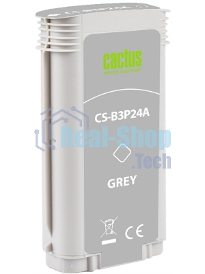 Картридж струйный Cactus CS-B3P24A №727 серый (130 мл) для HP DJ T920/T1500/T2530