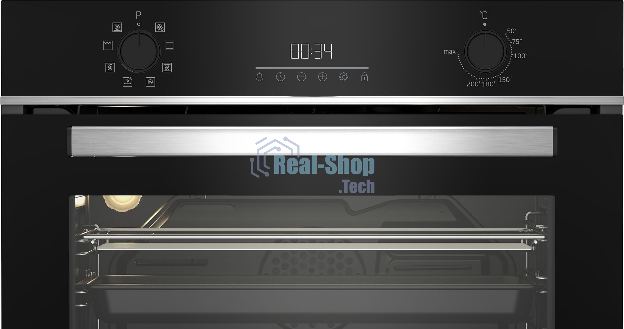 Духовой шкаф электрический Beko BBCM13300X, черный/серебристый