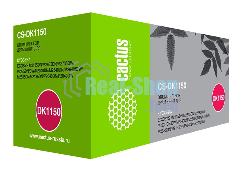 Блок фотобарабана Cactus CS-DK1150 ч/б:100000 стр. для Kyocera Mita M2040dn/M2135dn/M2540dn Kyocera