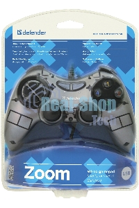 Геймпад Defender Zoom USB Xinput, 10 кнопок, 2 стика