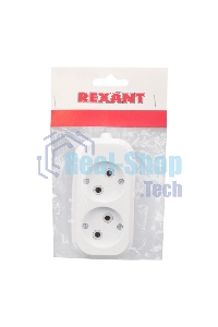 Колодка Rexant 2 гнезда без заземления