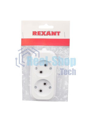 Колодка Rexant 2 гнезда без заземления