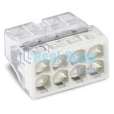 Клемма 8х(0.5-2.5мм) 8-х проводн. для распред. короб. (с контактн. пастой 