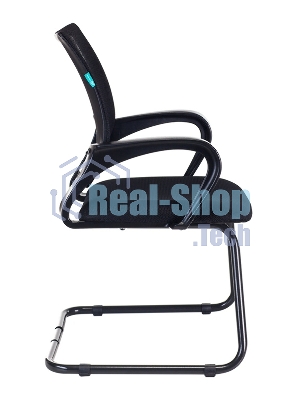 Кресло Бюрократ CH-695N-AV/B/TW-11 черный, экокожа, 120 кг, механизм качания