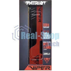 Оперативная память Patriot Viper Elite II, DDR4, 8GB (1x8 GB), 2666 MHz, CL16, DIMM, радиатор, красный