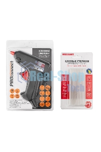 Набор ПК01 для творчества Rexant (пистолет 15 Вт, стержни 7 мм)