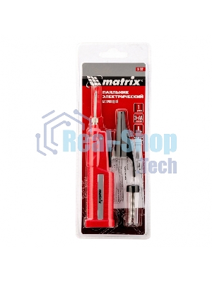 Паяльник беспроводной Matrix 4.5 В, 8 Вт, 350С, припой 10г.