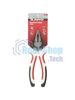 Плоскогубцы Matrix Premium, 180 мм, трехкомпонентные рукоятки