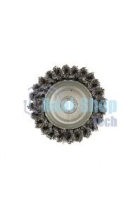 Щетка Matrix для УШМ, 100 мм, М14, Чашка, крученая проволока 0,35 мм