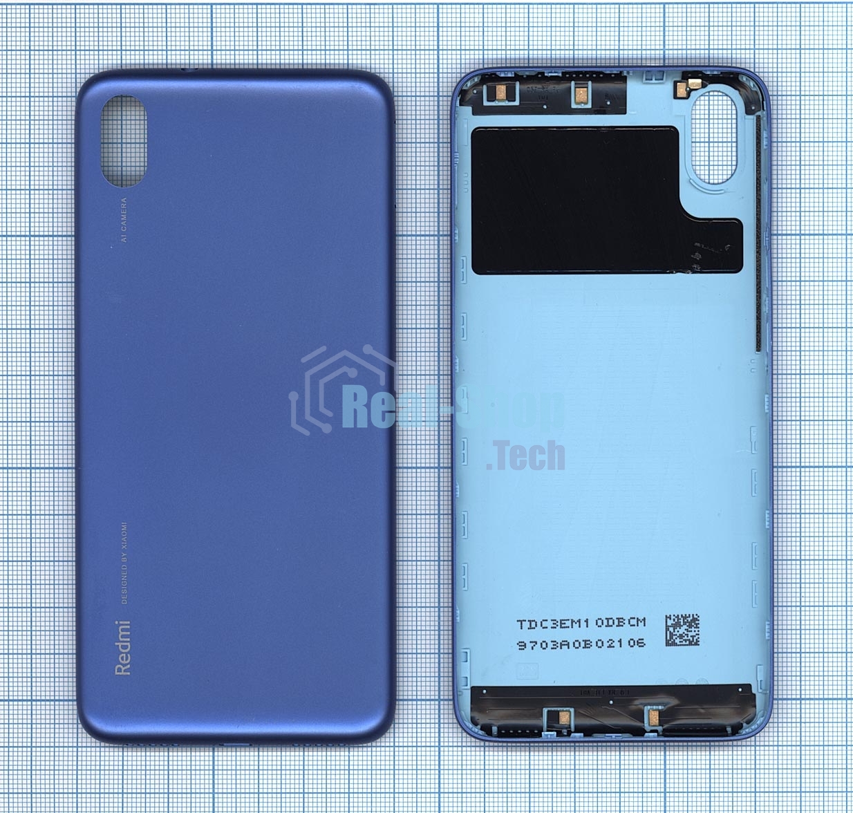 Задняя крышка для Xiaomi Redmi 7A синий