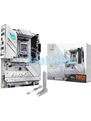 Материнская плата ASUS ROG STRIX B850-A GAMING WIFI, AM5, AMD B850, 4xDDR5, 2xSATA, 4xM.2, 1xPCIe 5.0 x16, 1xPCIe 4.0 x16, 1xPCIe x4, 1xDP, 1xHDMI, 1x2.5Gb LAN, 1xUSB-C 20Gbps, 1xUSB-C 10Gbps, 2xUSB-A 10Gbps, 4xUSB 5Gbps, 2xUSB-A 2.0, 3x3.5 мм, 7.1, ATX