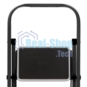 Стремянка ZALGER 9910-3 Jet черный 3 cт с ковриком сталь