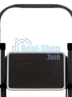 Стремянка ZALGER 9910-3 Jet черный 3 cт с ковриком сталь