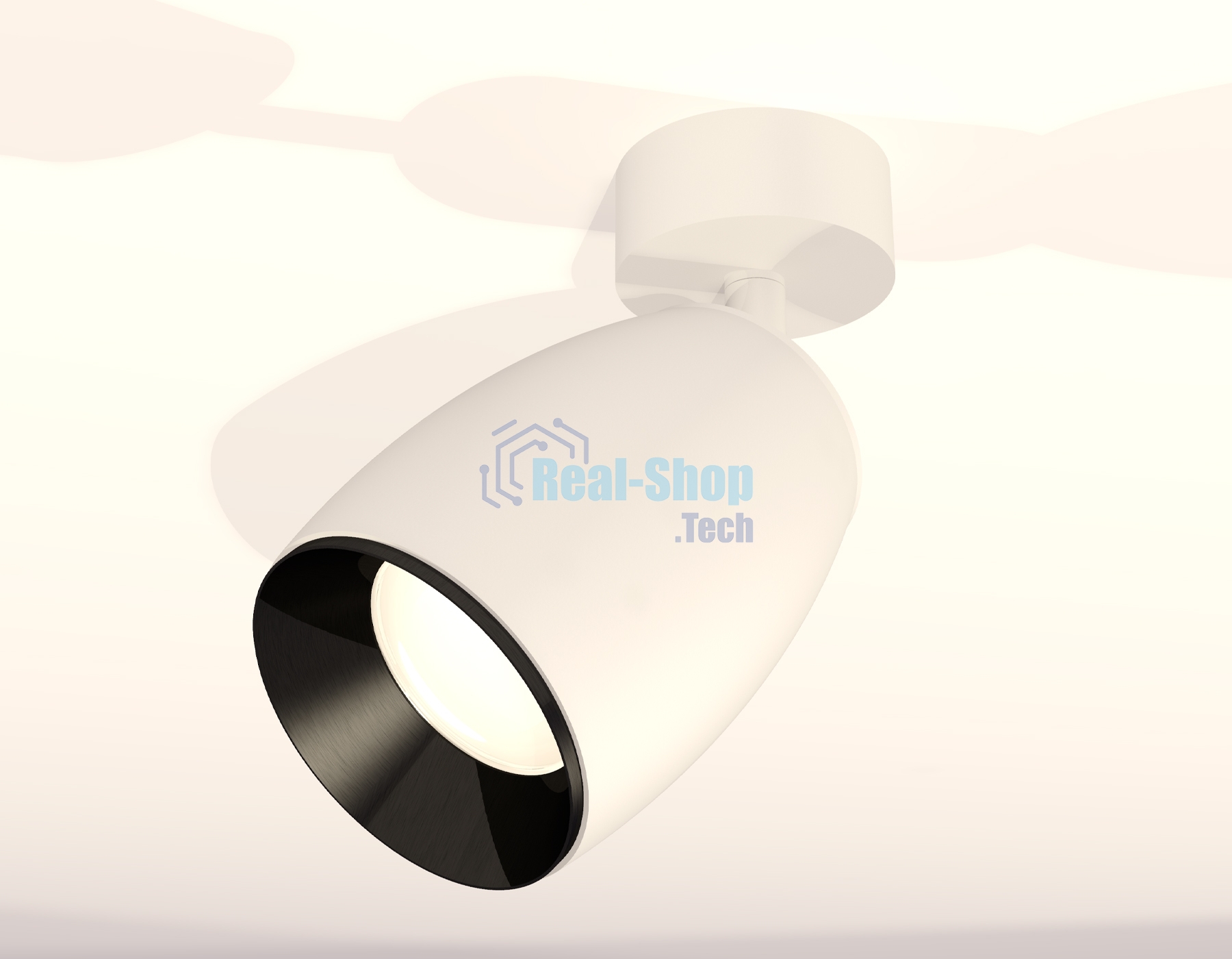 Комплект поворотного светильника Ambrella light XM1122001 SWH/PBK белый песок/черный полированный MR16 GU5.3 (A2202, C1122, N7031)