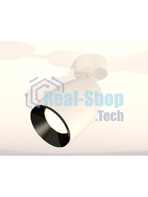 Комплект поворотного светильника Ambrella light XM1122001 SWH/PBK белый песок/черный полированный MR16 GU5.3 (A2202, C1122, N7031)