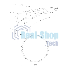 Slim Magnetic Шинопровод встраиваемый (черный) (? 1200мм) 85159/00