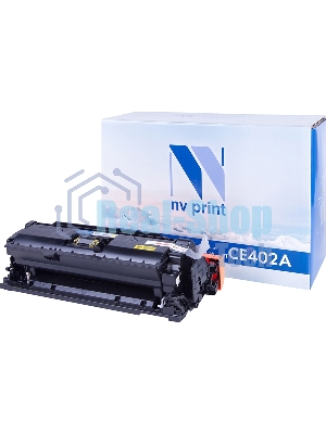 Картридж лазерный NVPrint совместимый HP CE402A Yellow для CLJ Color M551 (6000k)