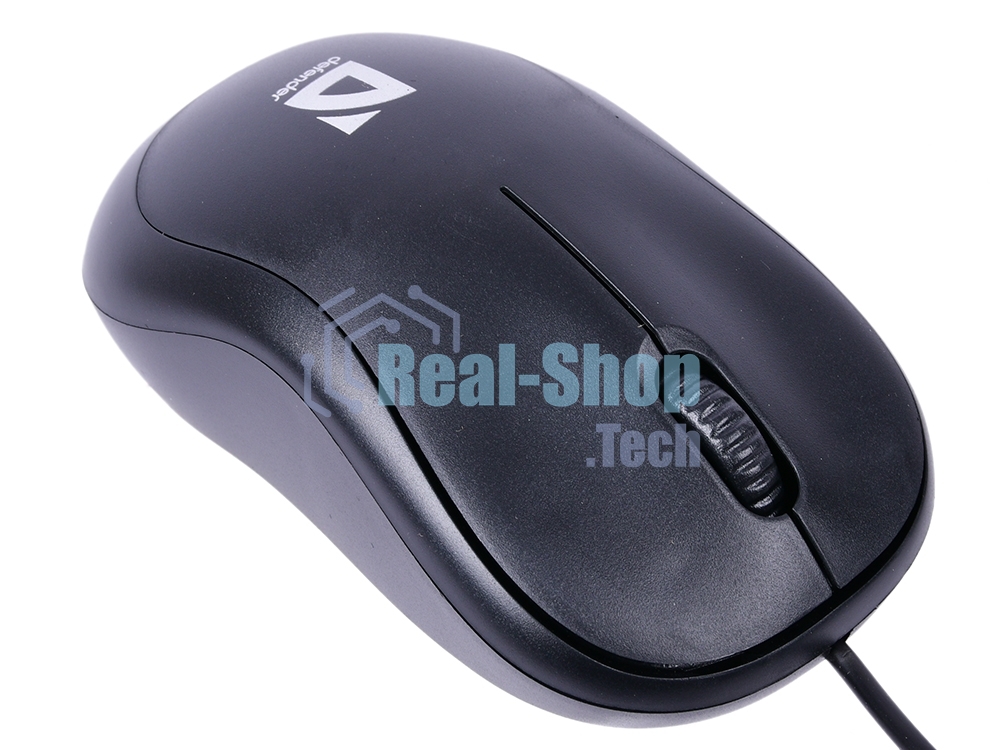 Мышь проводная Defender Patch MS-759 черный, 1000 dpi, USB, кнопки - 3