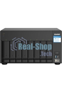 Сетевое хранилище без дисков SMB QNAP TS-832PX-4G 8-Bay NAS, AL324 64-bit quad-core 1.7GHz, 4Gb DDR4 SO-DIMM RAM (up to 1x16 Gb), 8 x 3.5