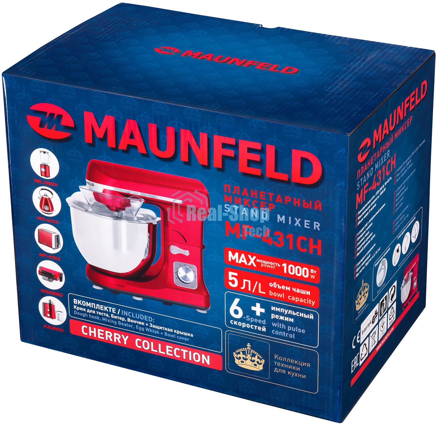 Миксер планетарный Maunfeld MF-431CH