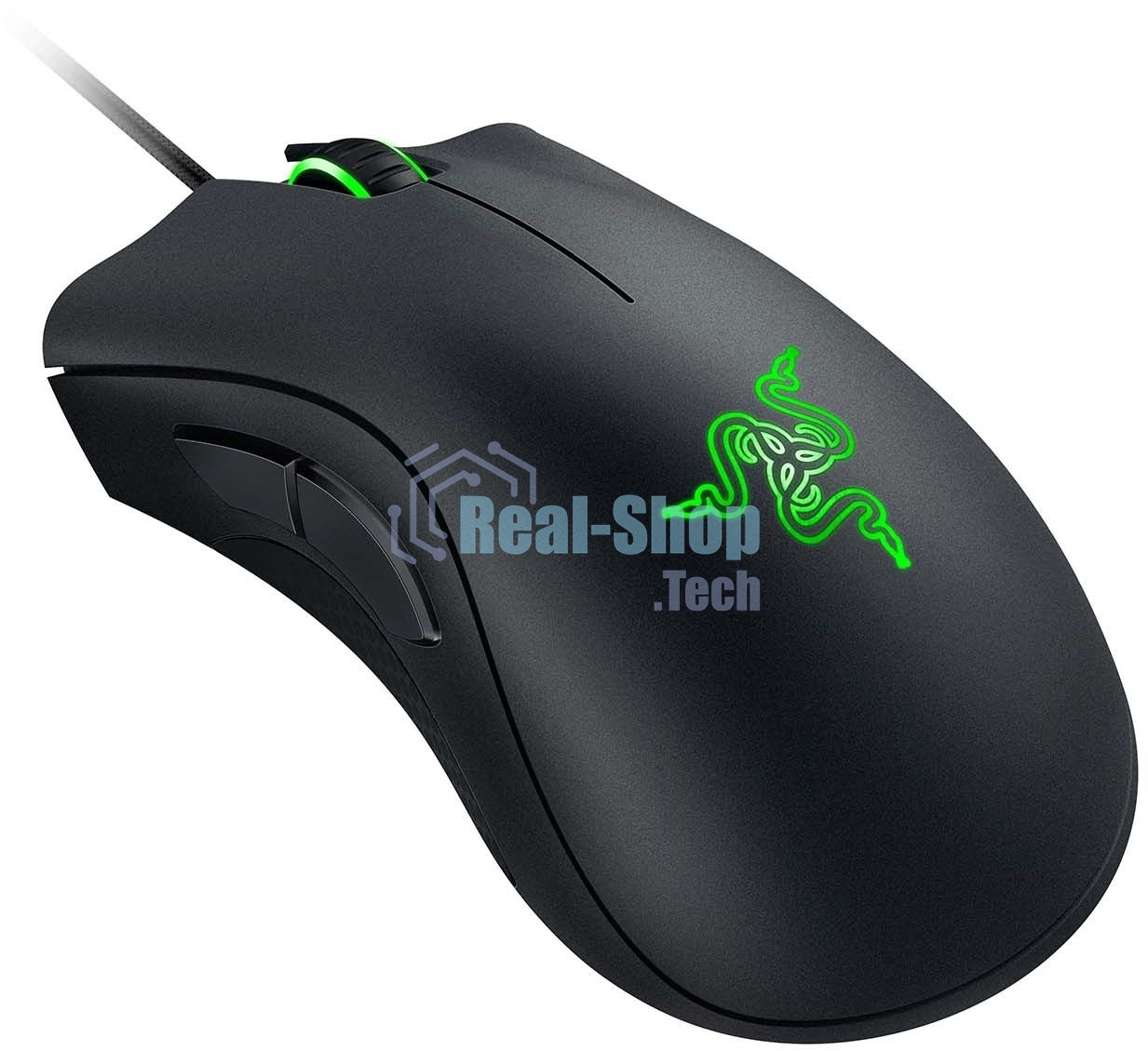 Мышь проводная Razer DeathAdder Essential черный, 6400 dpi, USB, кнопки - 5