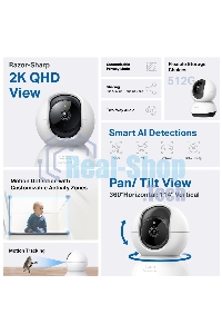 Камера видеонаблюдения умная домашняя поворотная TP-Link Tapo C220