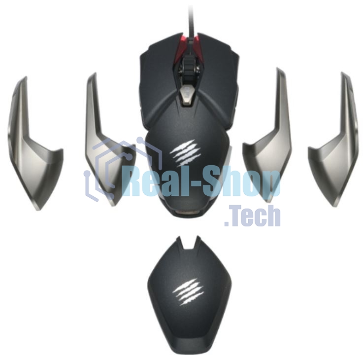 Мышь проводная Mad Catz B.A.T. 6+ черный, 16000 dpi, USB, кнопки - 10