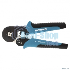 Клещи для обжима наконечников электропроводов Gross 17724 с сечением 0,25-8 мм2