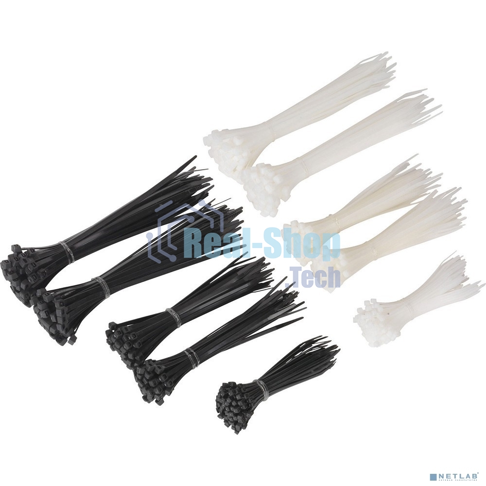 Стяжка (хомут) нейлоновая ExeGate CV66-200x4.8W (нейлон 6.6, 200x4.8 мм, неоткрывающаяся, halogen free, -40°C - +85°C, белая, 100 шт)