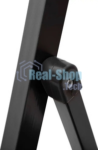Стремянка ZALGER 9910-3 Jet черный 3 cт с ковриком сталь