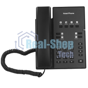 Телефон IP Fanvil H1 черный (H1 HOTEL PHONE) (упак.:1шт)