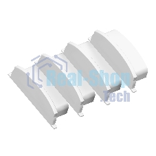 Заглушка для профиля GP8180 WH белый 18*4