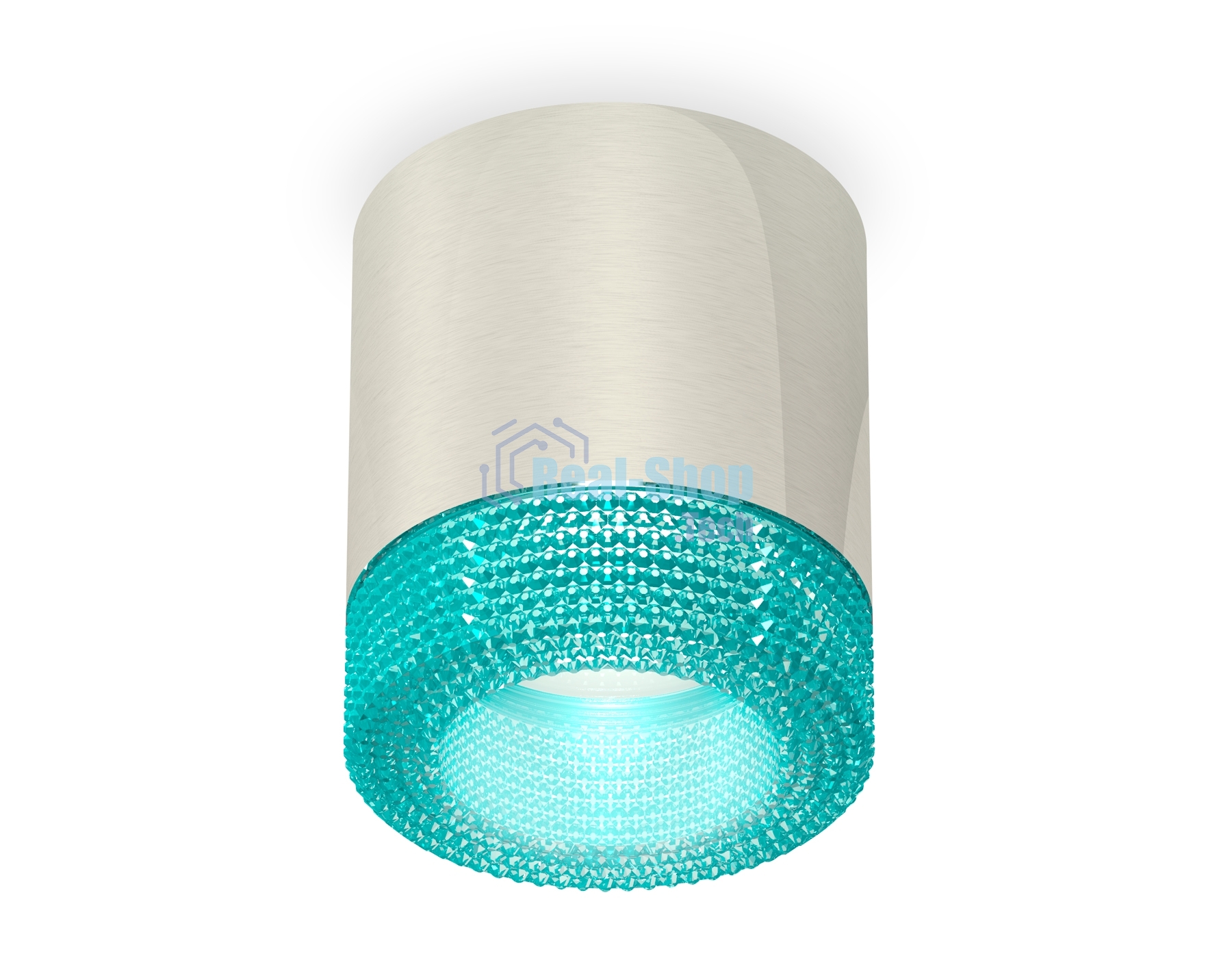 Светильник Ambrella Light XS7405005 PSL/BL серебро полированное/голубой MR16 GU5.3 (C7405, N7194)